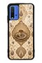 Xiaomi Redmi 9t Glossy Phone Case with Ivory Ottoman Coffee Design