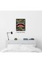 30x40 cm / 12x16 Inch Gallery Wrapped Canvas | Camo Shark Teeth Street Art | Military Camouflage Wall Art | Ready to Hang - 4