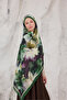 Summer Garden Series Patterned Cotton Soft Shawl Women's Colorful Shawl - 3