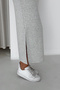 Soft Motion Women's Lycra Crew Neck Slit Maxi Dress - 5