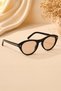 Bessnude Women's Black Cat Eye Nude Glass Sunglasses with Uv400 Protection Vintage Old Money Premium Sunglasses - 7