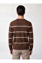 Esvab • Modern & Distinctive Zero Roba Collar Striped Men's Knitwear Sweater - 3