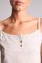 Regular Fit Thin Strap Ribbed Pajama Set with Strappy Shorts H4197Ax26Au - 4