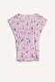 Round Neck Gathered Waist Patterned Poncho for Girls I3216A826Sm - 3