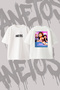 Pinkpantheress_10 Design Back Printed Cotton White Oversize T-Shirt
