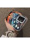 Samsung Galaxy A26 Compatible Silicone Edge Hard Back Case Couple Phone Case with Cartoon Pattern - 4