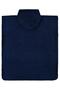 Long Bathrobe for 6-9 Years Old - Navy Blue - 4