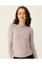 Women's Boat Neck Modal Cashmere Long Sleeve T-Shirt
