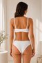 Women's Black Lace Detailed Supported Bra Panty Set Underwire Daily Underwear Set (751t) - 3