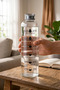 1 Liter Leak-Proof Timed Glass Water Bottle Water Tracking Flask - 2