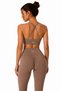 Seamless Neckline Detailed Sports Bra - 4