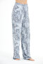 Women's 100% Viscose Floral Patterned Pajama Bottoms - 3