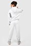 1998 Tracksuit Set - Gray Printed Set Jogger Sweatshirt with Elastic Cuffs and Hood - 3