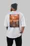 Rome Italy 3 White Oversize Country City Back Printed Unisex T-Shirt 100% Cotton Premium - 4