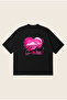 Corteiz Hearts Printed Oversize Boxy Cut Unisex 100% Cotton Tshirt |   Streetwear
