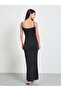 Black Strappy Slip Nightdress - 4