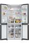 Side by Side Refrigerator 4 Doors, 825 L 220 W HRF-825TDBGUK3 black - 3