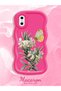 iPhone XS Compatible Case with Camera Protector Red Silicone Couple Phone Case Butterfly Pattern - 2