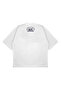 تي شيرت للجنسين مقاس كبير COMME x A BATHING APE مطبوع بقصة مربعة وقماش سميك (240 جرامًا لكل متر مربع) - 2