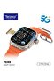 5G+ TC45 Smart Watch – 2.2 Inch HD Touchscreen, 8MP Camera, SIM Support, Versatile for Ladies & Gents in Silver