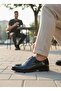 2272-Smart Inside and Outside Double Genuine Leather Premium Series Jurdan Sole Men's Classic Shoes - 2