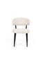 LIBBY DINING CHAIR WHITE BLACK - 2