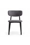 MABRY DINING CHAIR FABRIC - GREY & BLACK - 5