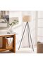 Melvin E27 Floor Lamp 67x150cm - Black