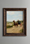 Coach Wagon Journey on a Country Road Painting - Vintage Patterned Painting - Thick Model
