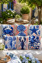 Marine Themed Decorative Throw Pillow Cover Set of 6 – Crab, Seashell, Starfish and Octopus Patterned (Double Sided) - 3