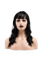 Daalı Short Perçemli Fiber Sen Wig / Dark Chestnut