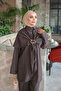 Brown Cape Buckle Triple Trouser Suit - 4