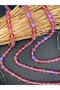8 mm Ab Plated Glass Beads (1 String 40 Pieces) Iridescent Rainbow Color Rosary Jewelry Design Bead - 3
