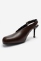 Flaris Brown Skin Women's Heeled Shoes - 6