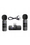 Mini Microfon Wireless Pliabil BY-V20 USB C 2 bucăți + Receptor - 2