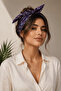 Lara Floral Patterned 100% Cotton Multi-Purpose Bandana Scarf - 4