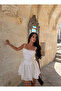 White Liora Eyelet Corsage Dress - 2