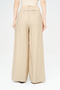 Women's Intensely Stone and Bead Embroidered Palazzo Trousers - 4