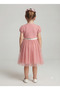 Girl's Special Occasion Tulle Dress with Bolero and Accessories - 2