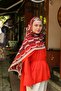Allure Ring Pattern Tensel Shawl - 2