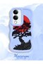 Vivo Y19S Compatible Case Camera Protector Blue Silicone Couple Phone Case Tree Pattern - 2