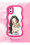 iPhone XS Compatible Case Camera Protector Red Silicone Couple Phone Case Girl Pattern - 2