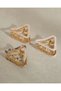Women Gold Hair Clip Set (Pack Of 3)