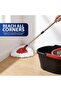 Easy Wring Spin Mop & Bucket Set with Foot Pedal – 360° Rotating Microfiber Floor Mop System with Stainless Steel Wringer, Adjustable Handle & 2 Reusable Mop Heads - 2