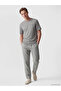 Lcw Vision Gray Crew Neck Printed Men's T-Shirt - 2