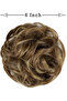 Messy Bun Scrunchie with Elastic Rubber Band, Updo Chignon Donut Ponytail Hairpiece,Ponytail Hair Extensions, Synthetic Tousled Hair for lady - 2