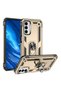 Galaxy M23 Case Camera Protector Magnetic Stand Tank Protection Brsa - 2