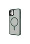 iPhone 11 Case Magsafe Supported Camera Raised Matte Anti-Fingerprint Silicone Omsy - 5