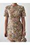 Elara Floral Embroidered Dress - 5