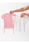 Girl's Summer T-Shirt Set of 2, Stylish Travel-Friendly Model, 100% Cotton, Full Lycra. - 3